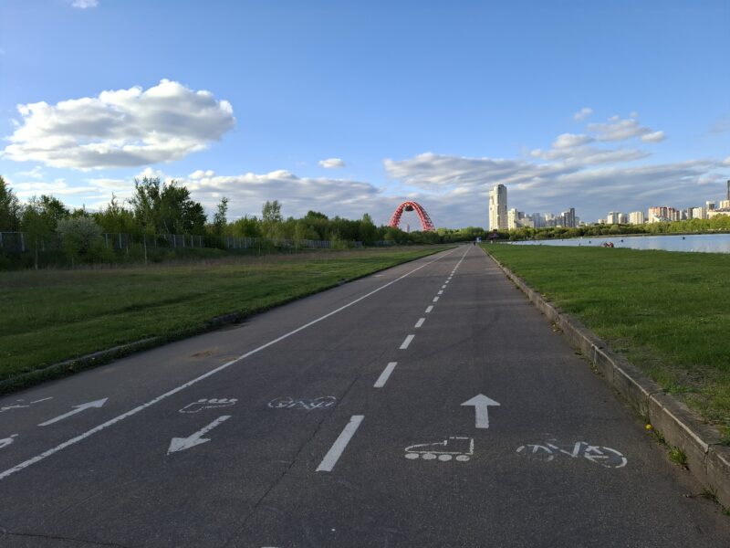 Трасса лыжероллерная Крылатское гребной канал, состояние на 6 мая 2025 по отзыву, фото 2. 